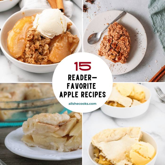 15 Reader-Favorite Apple Recipes collage featured image