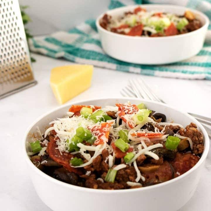 Image for Low-Carb Slow Cooker Crustless Pizza