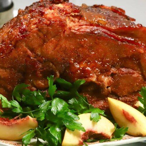Image for Double Smoked Ham with Peach Glaze