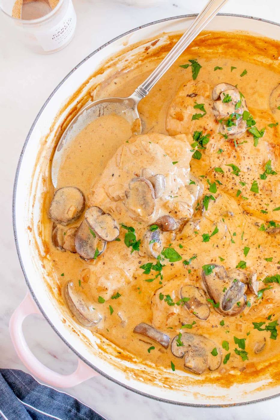 chicken stroganoff