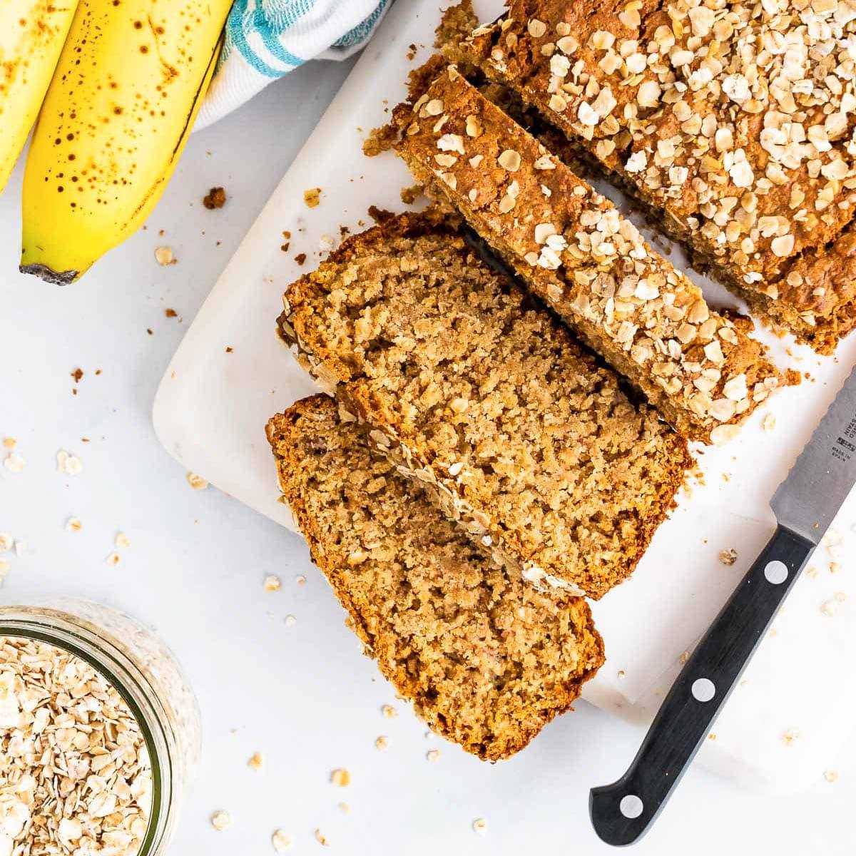 healthy banana bread