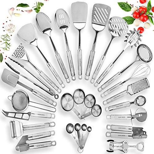 Image for Stainless Steel Kitchen Utensil Set