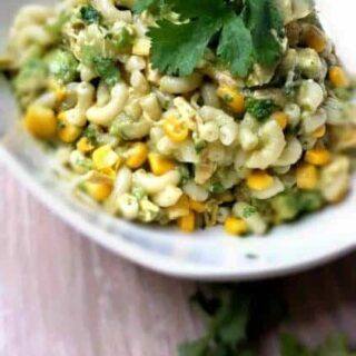 Salsa Verde Mexican Pasta Salad