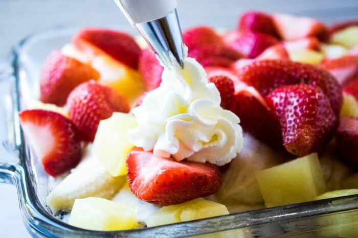 Banana Split Cake Layered Dessert Recipe