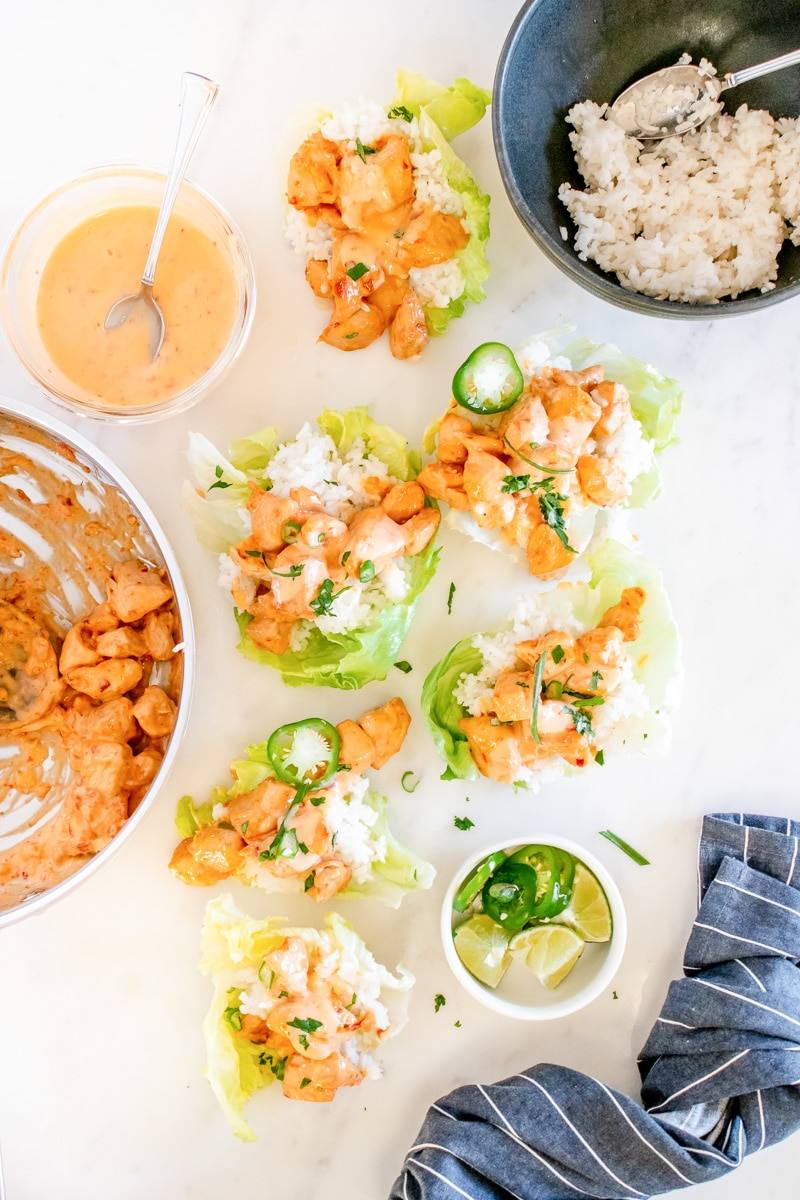 chicken lettuce wraps