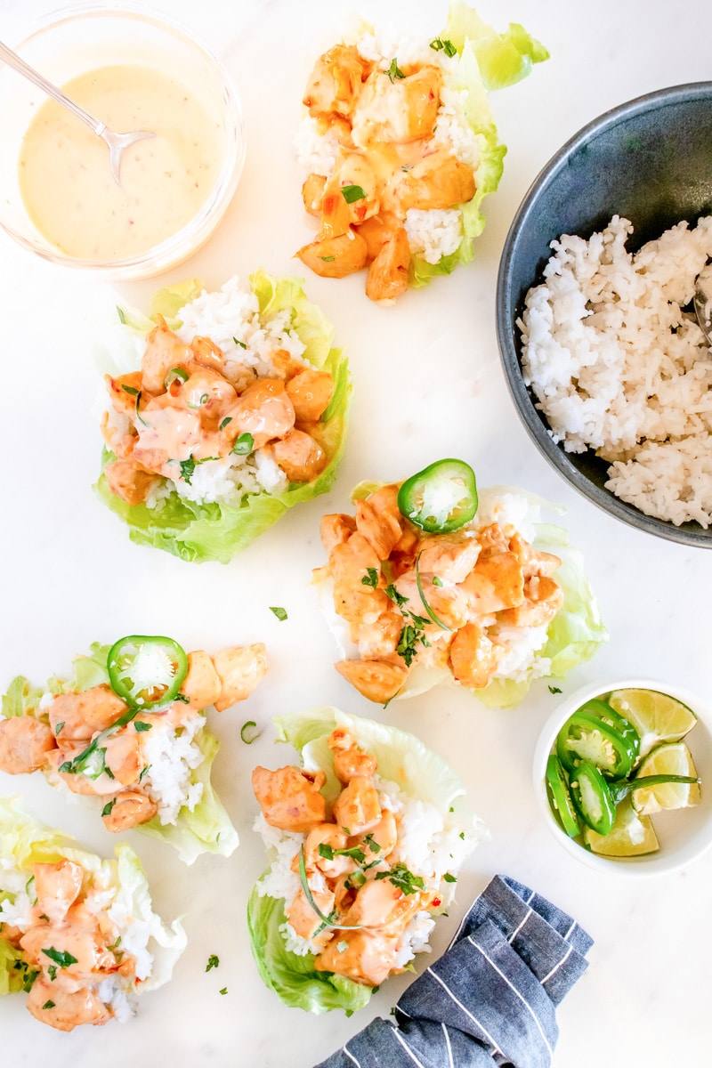 chicken lettuce wraps