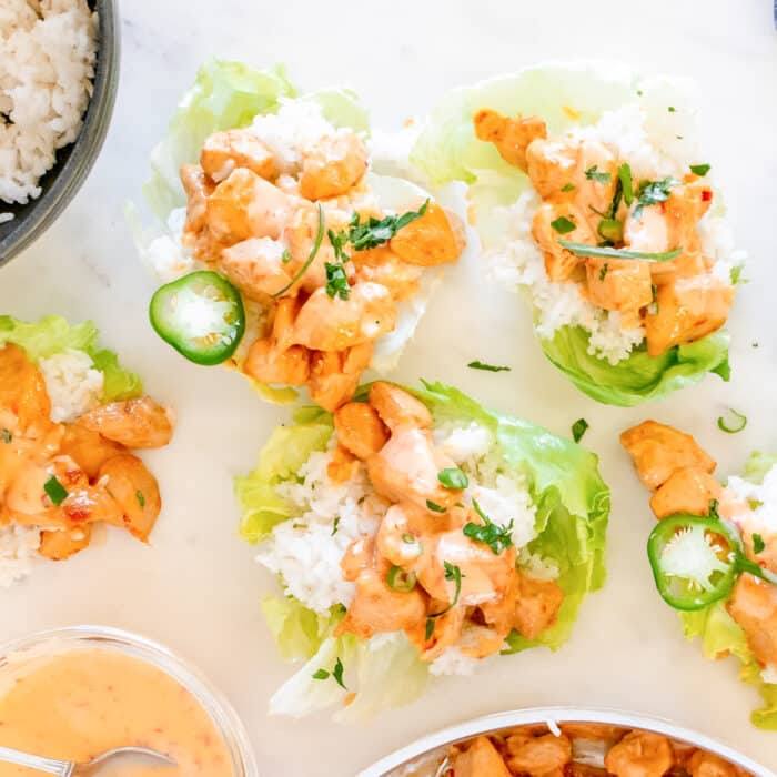 chicken lettuce wraps
