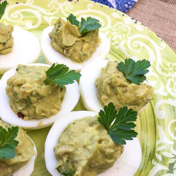 Image for Avocado Deviled Eggs Recipe