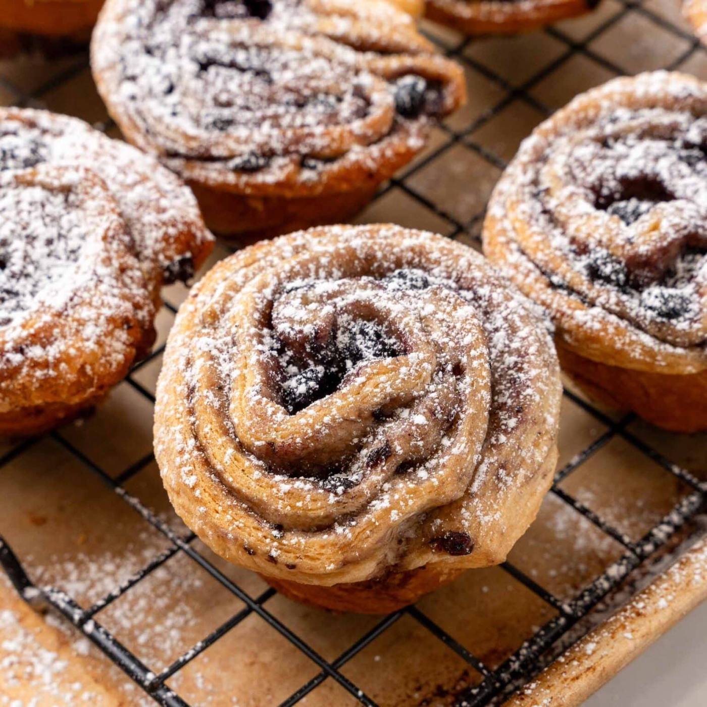 Blueberry Cruffins