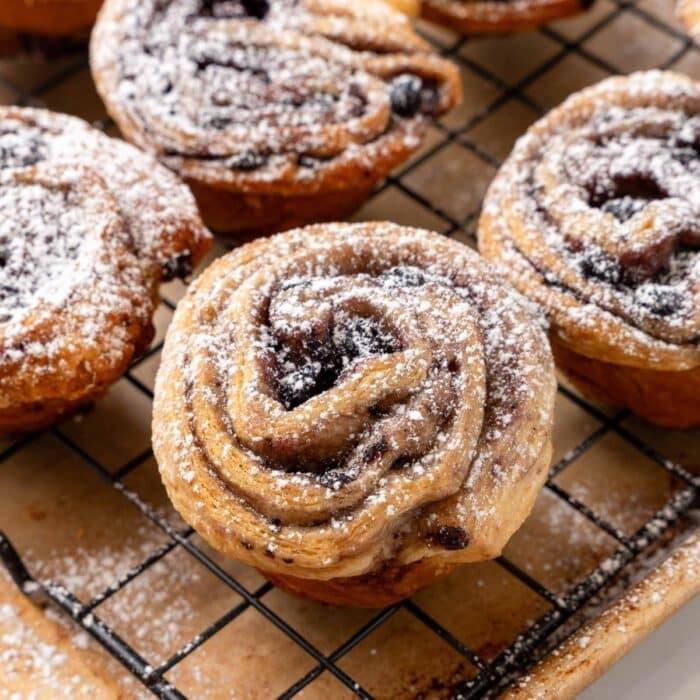 Blueberry Cruffins