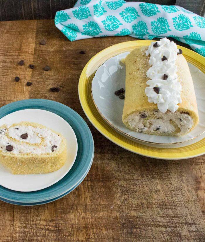 Cannoli Cream Cake Roll