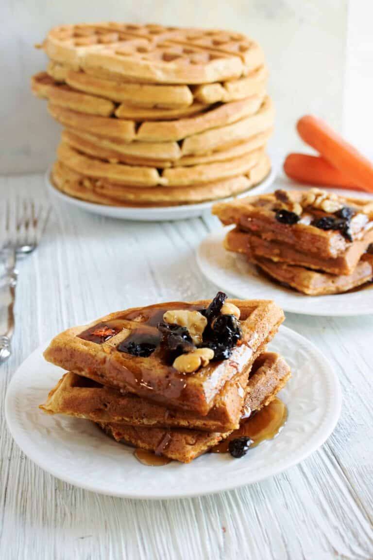 Carrot Cake Waffles
