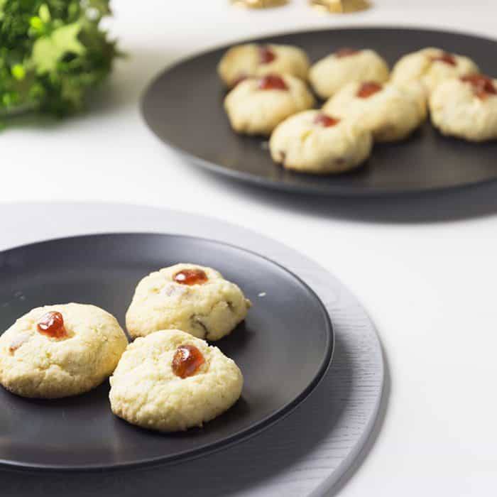 cherry almond cookies