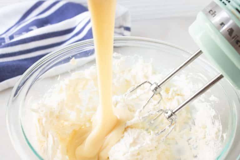 Whip the heavy cream until thick