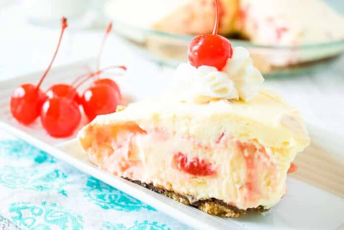 Cherry Almond Mousse Pie
