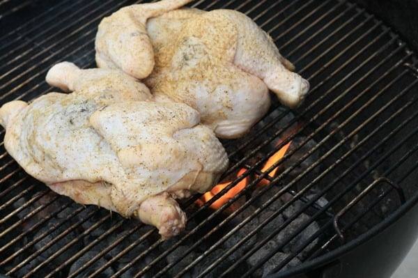 Perfectly Grilled Chicken Halves