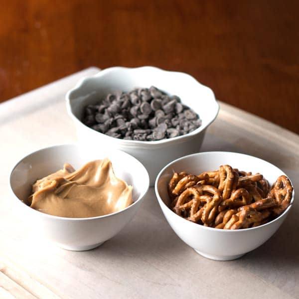 Chocolate Peanut Butter Pretzels. Chocolate Peanut Butter Pretzels are delicious, easy to make and a fun snack to make with kids in the kitchen. Chocolate!!