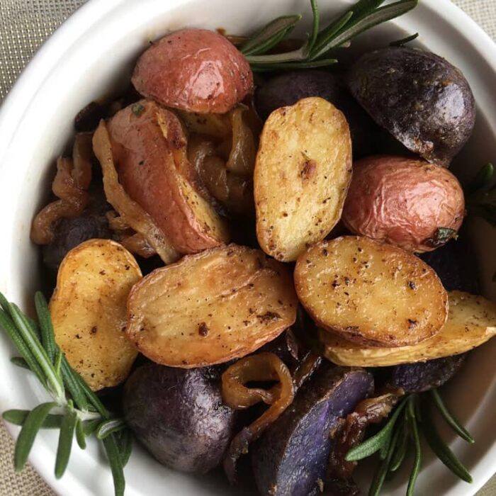 Colorful Rosemary Roasted Potatoes Recipe