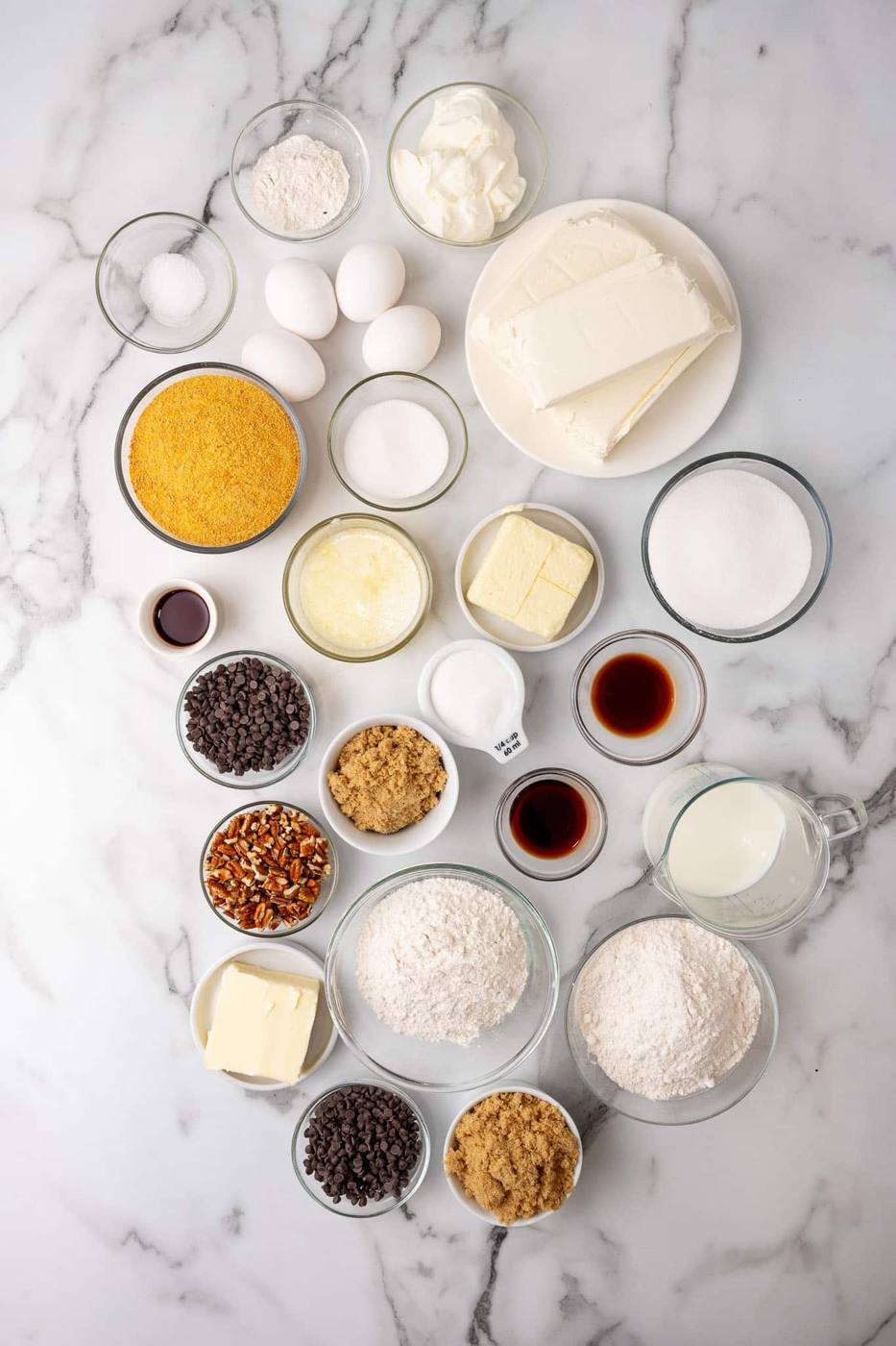 cookie dough cheesecake ingredients