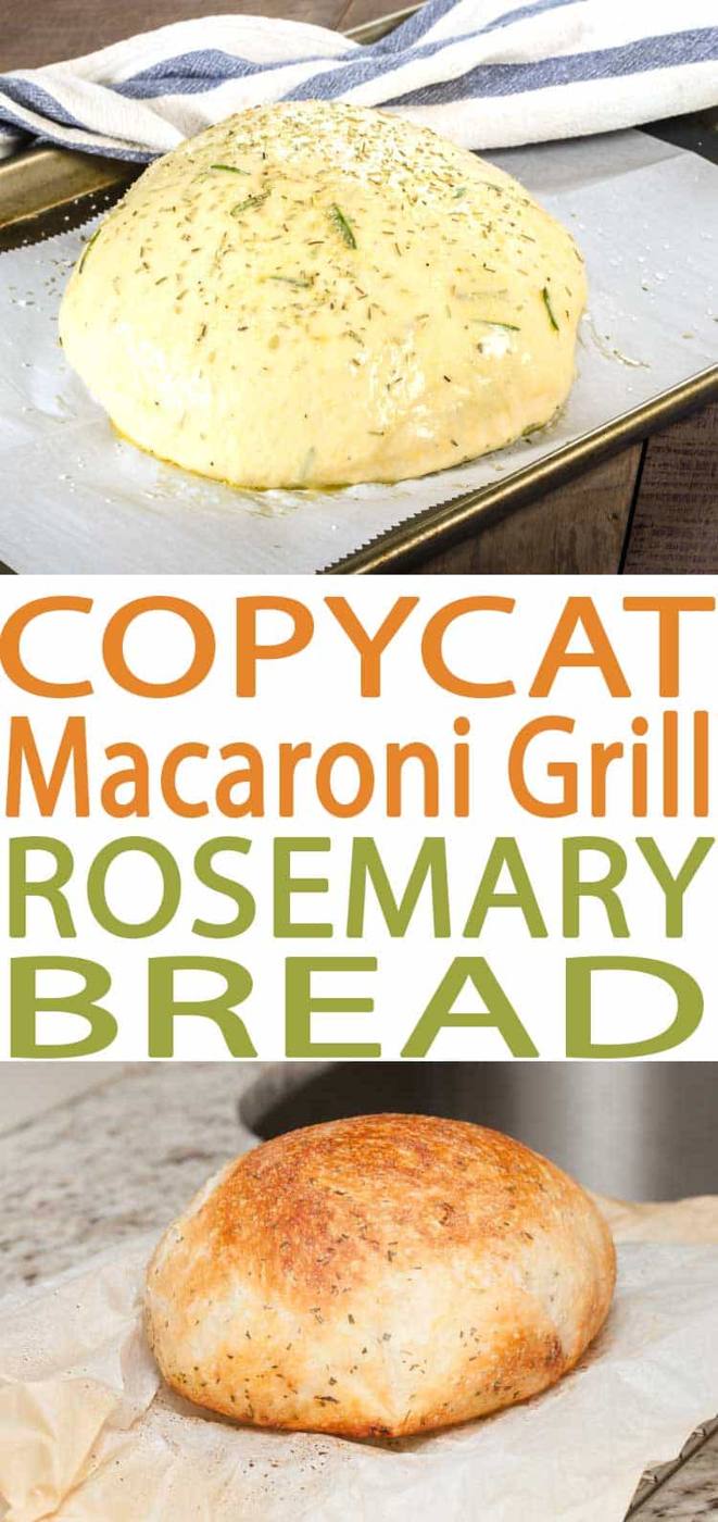 rosemary bread dough on parchment paper