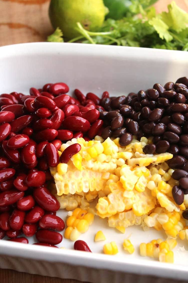 easy corn and bean salad recipe