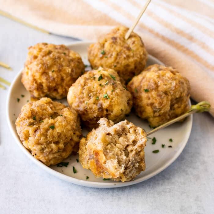 cream cheese sausage balls