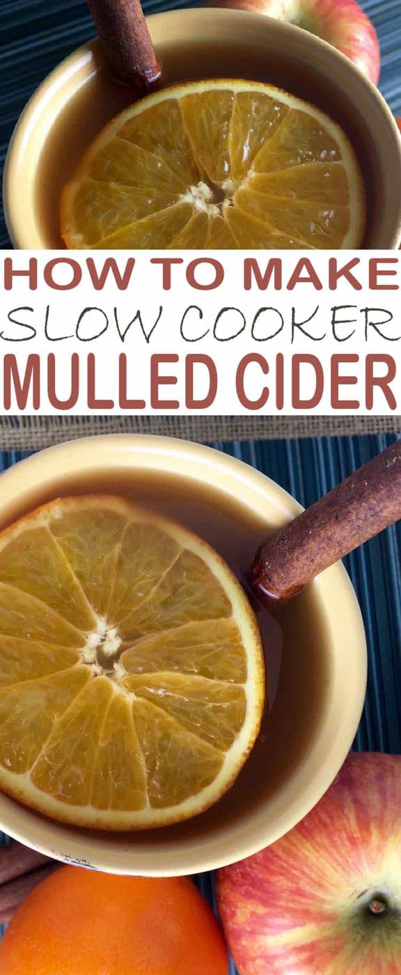 Learn how to make this Easy Slow Cooker Five-Spice Mulled Cider for your next gathering. Perfect for fall and winter!