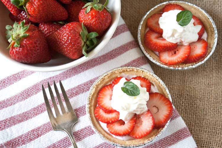 easy mini yogurt pies