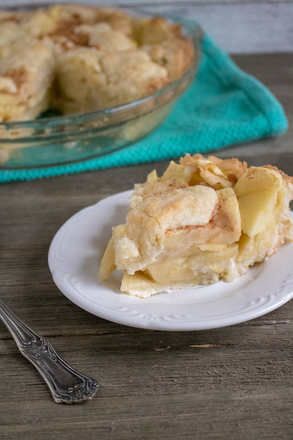 slice of dutch apple pie