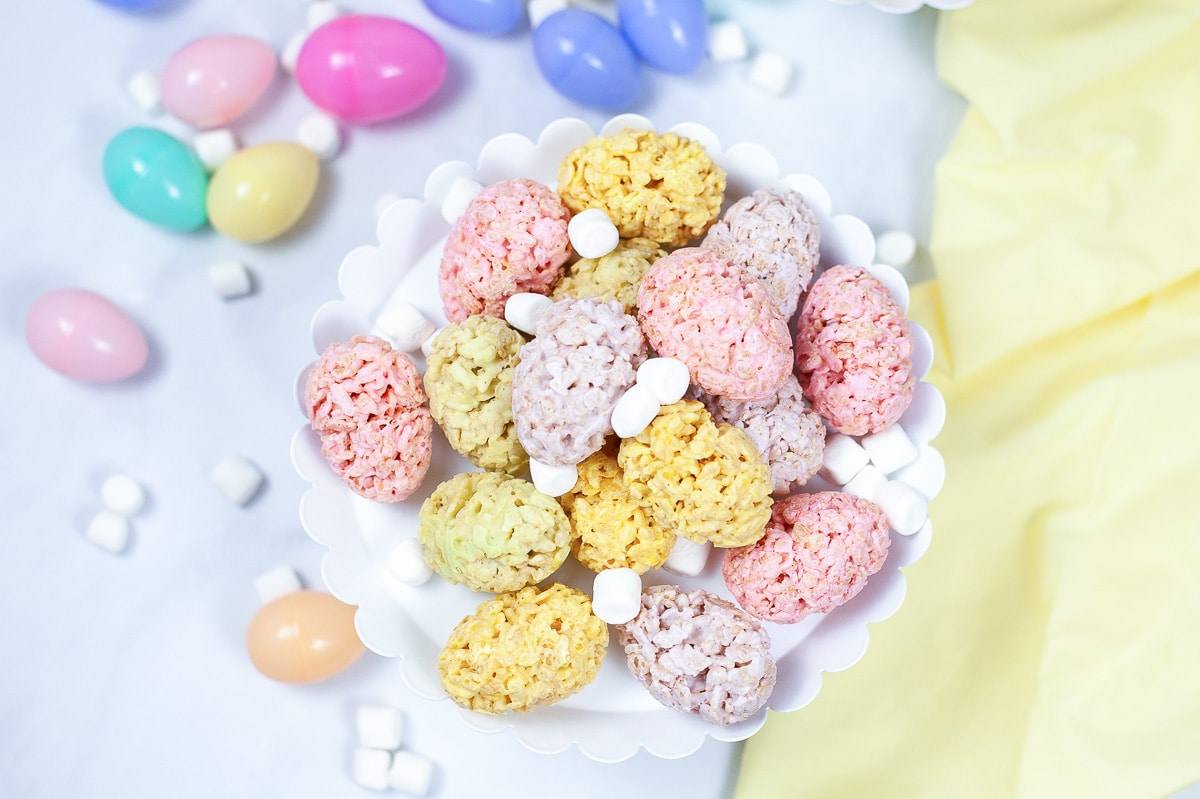 easter rice krispie treats