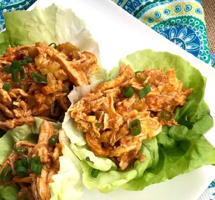 Easy Buffalo Chicken Lettuce Wraps Recipe - Great Weeknight Meal