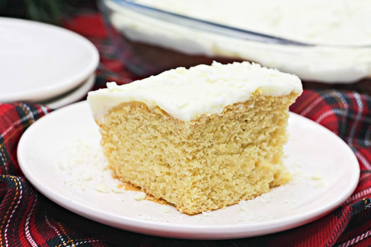 eggnog pound cake