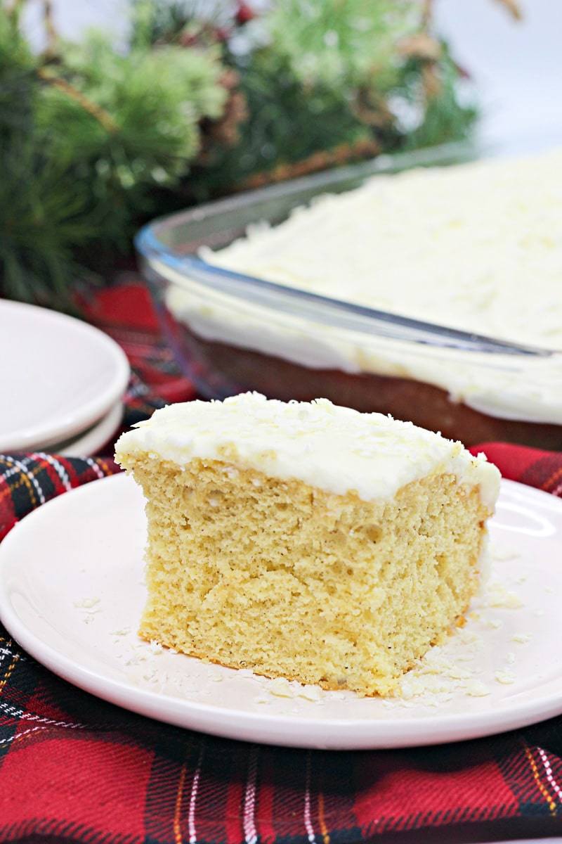 eggnog pound cake