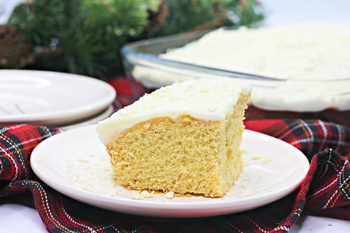 eggnog pound cake