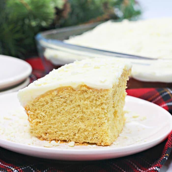 eggnog pound cake