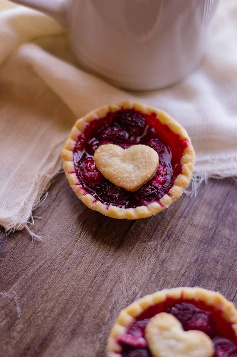 easy raspberry tarts