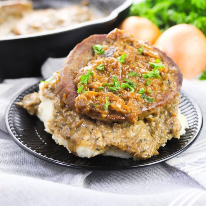 smothered steaks