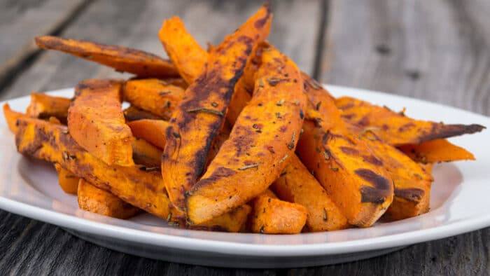 Easy Sweet Potato Fries are a great side dish to serve with burgers, sandwiches and your favorite grilled meat.