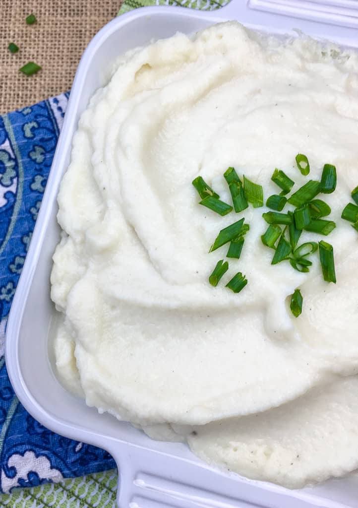 Garlic and Chive Cauliflower Mash