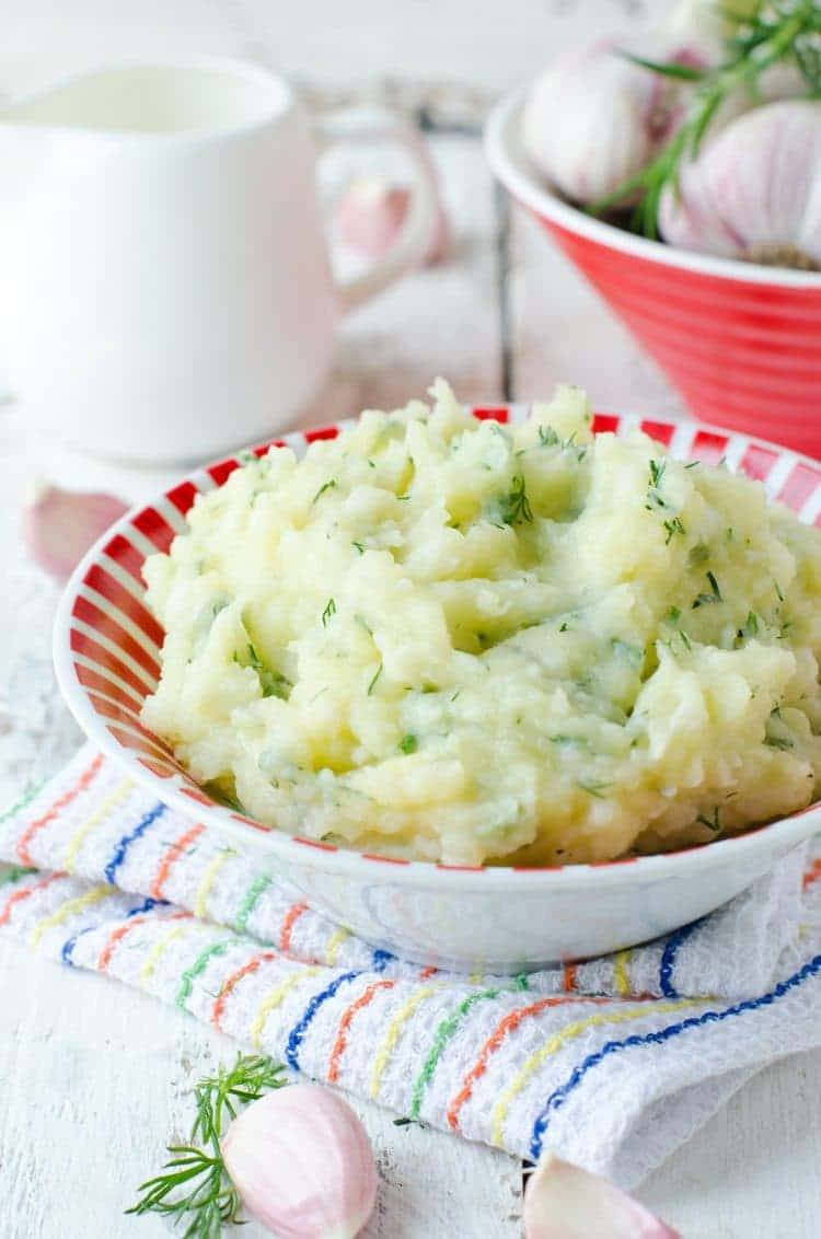 garlic mashed potatoes