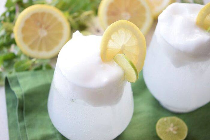 Best Lemon Lime Float recipe. This refreshing drink is perfect for your next party.