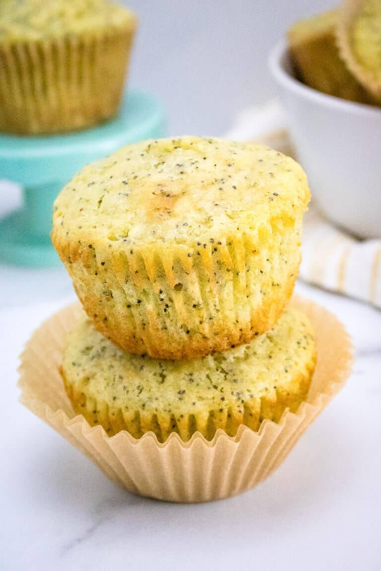 Lemon Poppy Seed Muffins from Scratch with Video