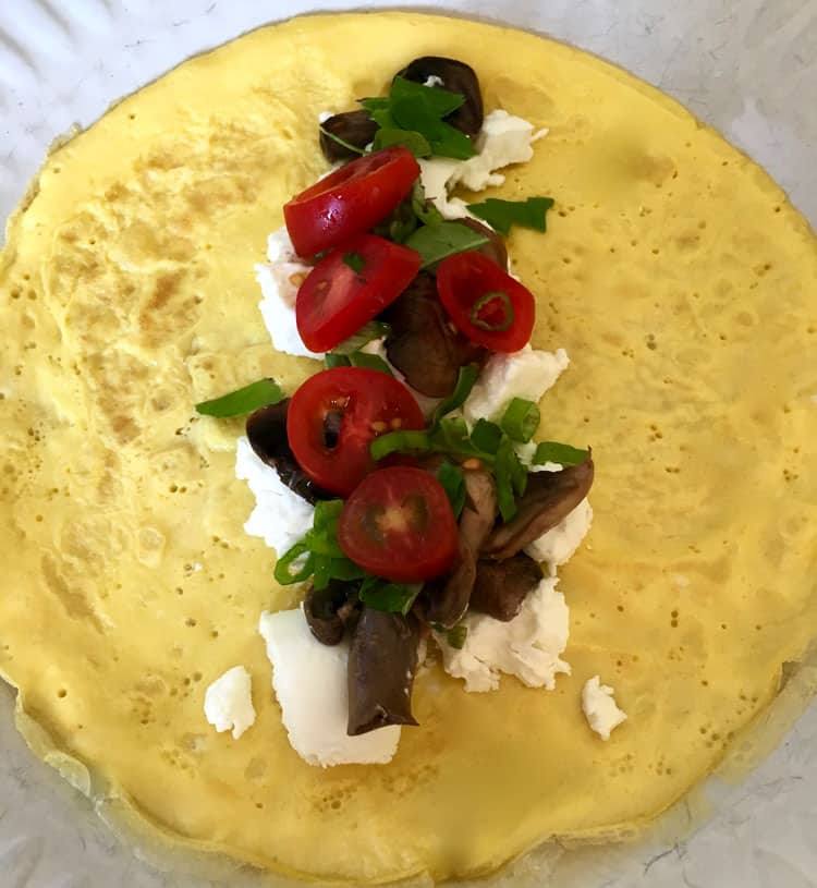 flourless savory crepes