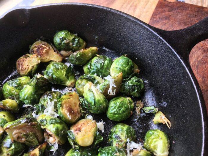 Balsamic and Maple Roasted Brussels Sprouts