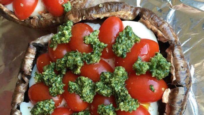 Mediterranean-Inspired Stuffed Portobello Mushrooms
