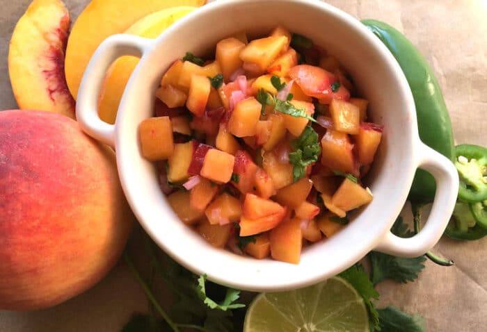 Peach Salsa Recipe is an Easy Fruit Salsa for Summer
