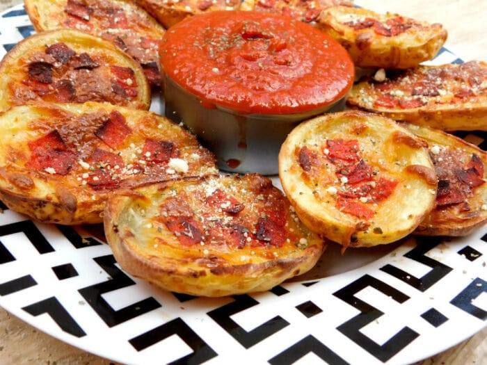 Pepperoni Pizza Potato Skins