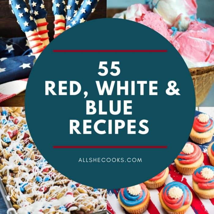 red white and blue recipes