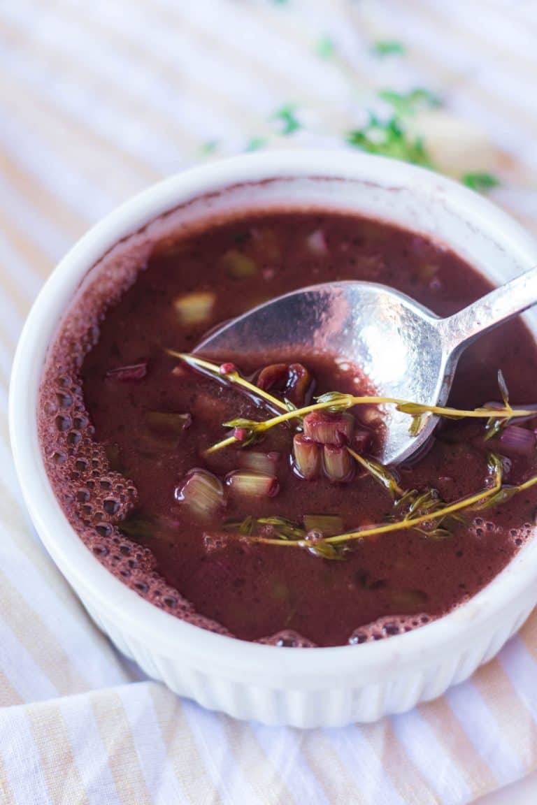 bowl of steak sauce