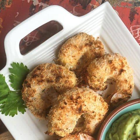 Image for Baked Coconut Shrimp with Avocado Lime Sauce